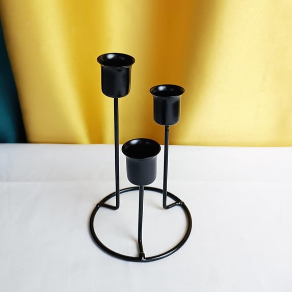 Taper Candle Holders 3 Arms Candelabra for Dinner Table Christmas Decor