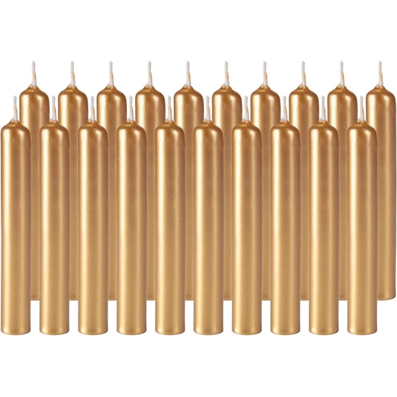 Taper Candles 20 pcs - - 3¾ x ½ Inches Unscented Candles for Rituals, Spells, Witchcraft, Wedding, Home and Party