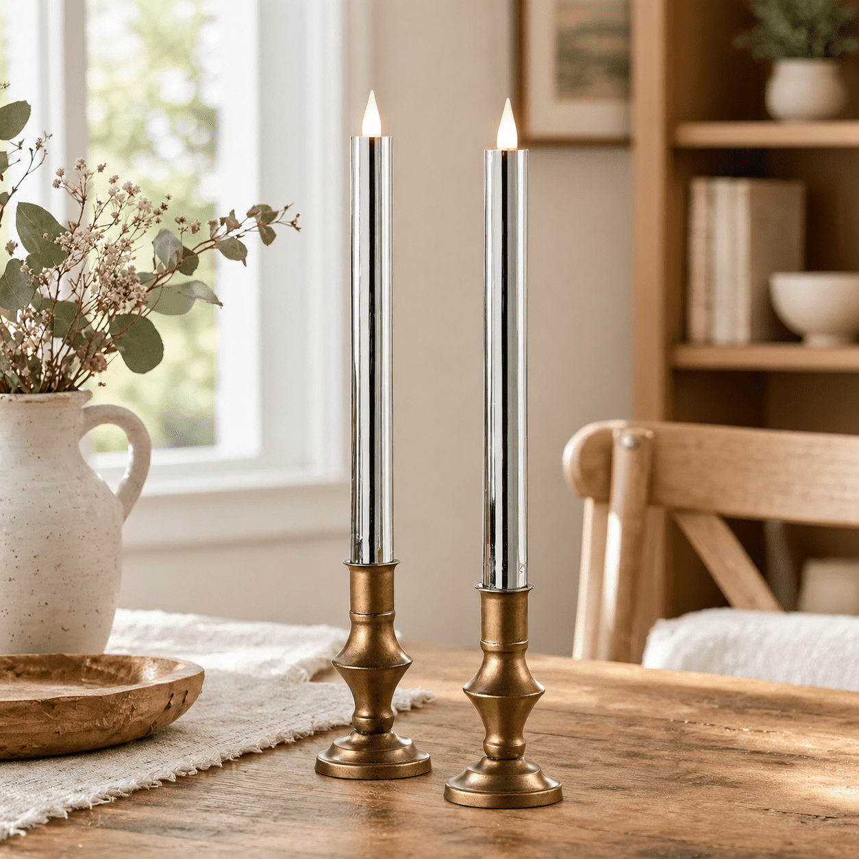 Skip Remote Operating Taper Candles Flickering With Remote And Timer 3d Moving Candle ...