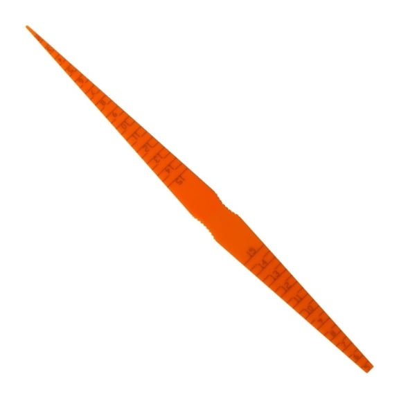 Taper Gauges Tool Panel Clearance Alignment Gauges Car Vehicle Measuring Tool Taper Feeler Gauges Measuring Tool, Orange ,Easy to Use