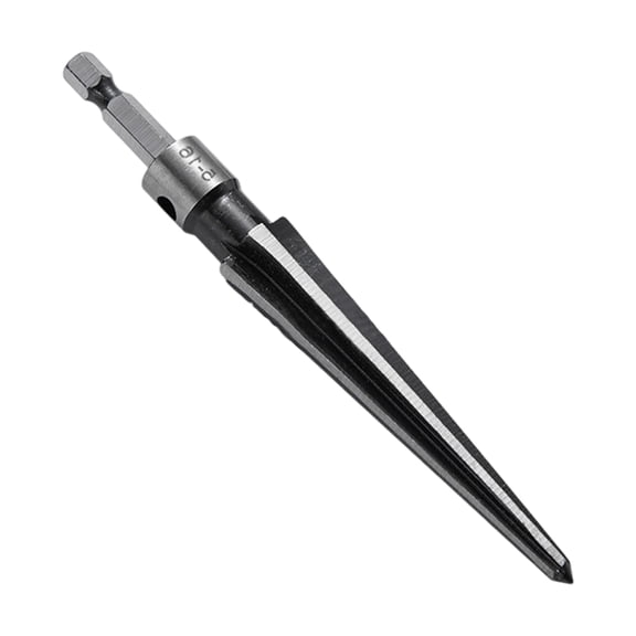 Taper Reamer Tool Round/Hexagonal Shank Accurate Hole Drilling Chamfer Reaming Tool with T-Handle for Metalworking