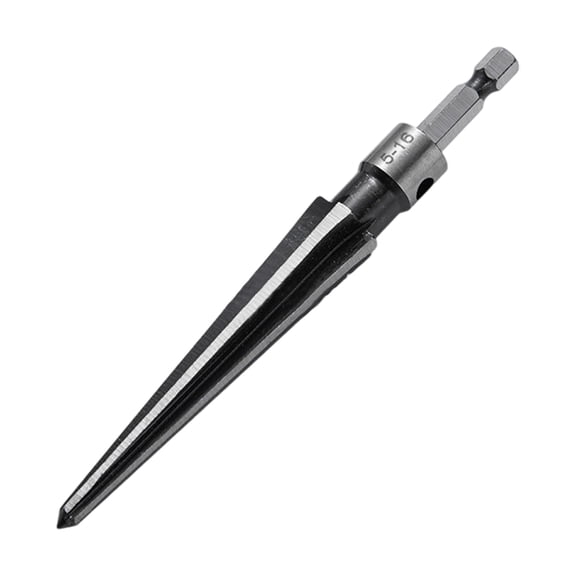 Taper Reamer Tool Round/Hexagonal Shank Accurate Hole Drilling Chamfer Reaming Tool with T-Handle for Metalworking