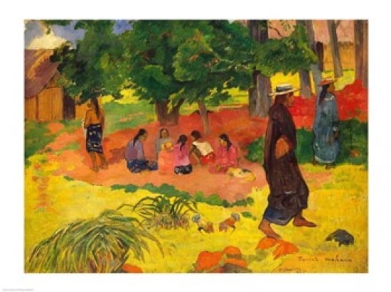 Taperaa Mahana 1892 Canvas Art - Paul Gauguin (36 x 24)
