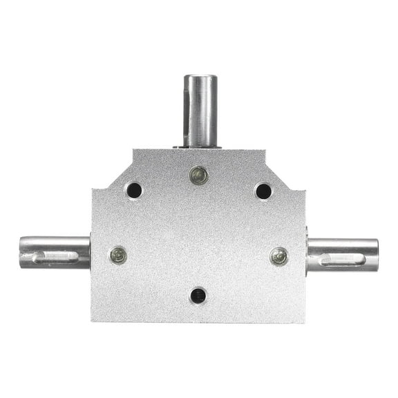 Tapered Bevel Gear Box 1:1 Triple Output Shaft 8mm Shaft 1 Module 20 Teeth, Right Angle Drive Steering Gear Device for Simple Mechanical DIY Module (Bore with Keyway)