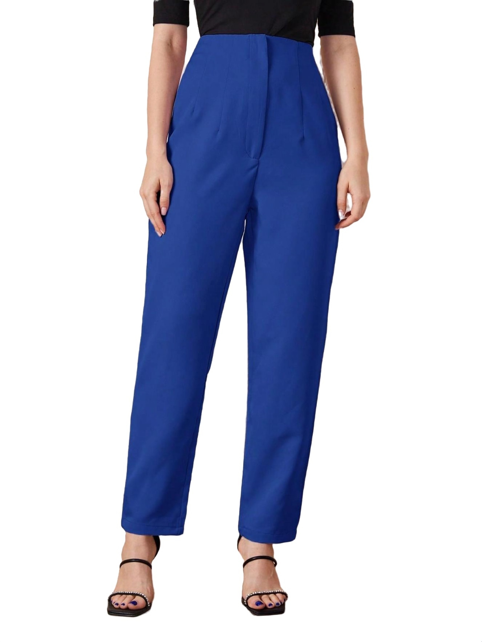 Tapered/Carrot Royal Blue Women Pants (Women's)