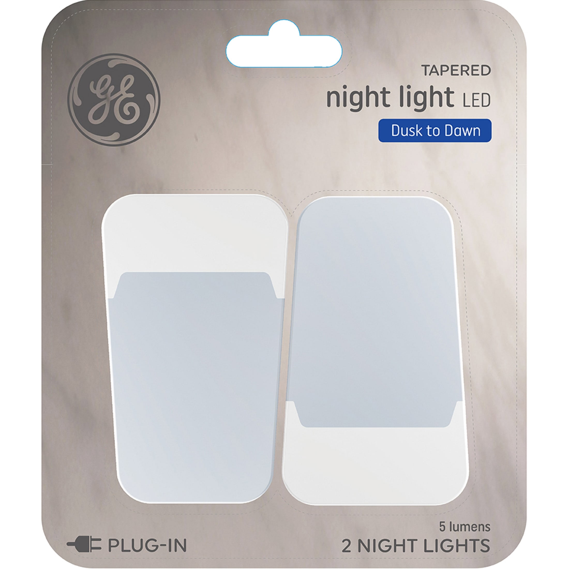 Tapered Dusk to Dawn Night Light (2 Pack)