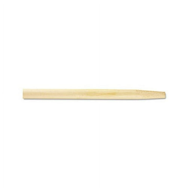 Tapered End Broom Handle, Lacquered Hardwood, 1.13 Tapered End Broom Handle, Lacquered Hardwood, 1.13