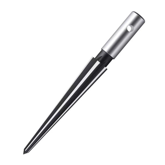 Tapered Hole Reamer Round/Hexagonal Shank Chamfer Reaming Drilling Tool with T-Handle for Metal Plastic Fabrication