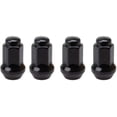thumbnail image 1 of Tapered Lug Nut 10mm X 1.25mm Thread Pitch W/14mm Head Black (4 Pack) Compatible With Yamaha Grizzly 700 EPS XT-R 2020, 1 of 1