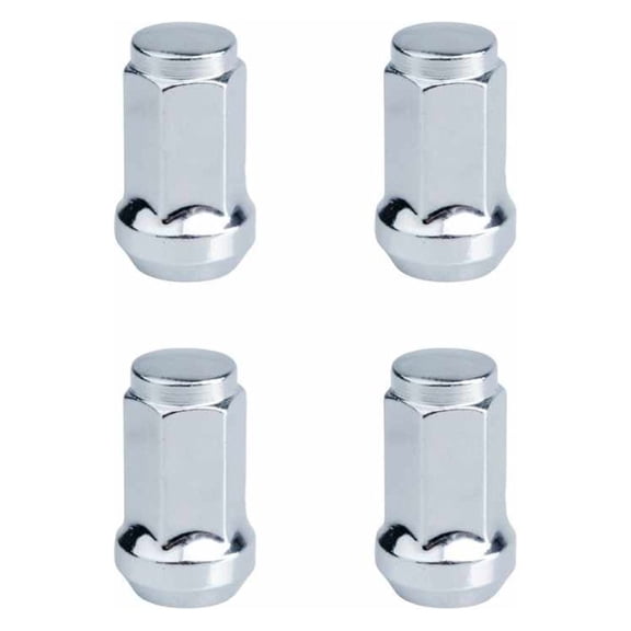 Tapered Lug Nut 10mm X 1.25mm Thread Pitch W/14mm Head Chrome (4 Pack) Compatible With Can-Am Defender HD10 X-MR 2020