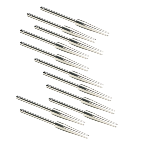 Tapered Mini Split Mandrels 3/32 Shank Jewelry Flexshaft Rotary Tool, 12 Pcs
