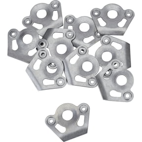 Speedway Motors Tapered Quarter Turn Fastener Spring Plates Pack/10 Tapered Steel 1.50 Quarter-Turn Fastener Spring Plates, Universal Panel Mount Hardware, Pack of 10