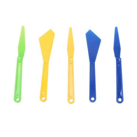 Tapered Trim Applicator Squeegee Set for Car Tint Work, Long Handle Tucking Tools with Storage Loop, Seal Channel Corner Finishing, 5 Piece