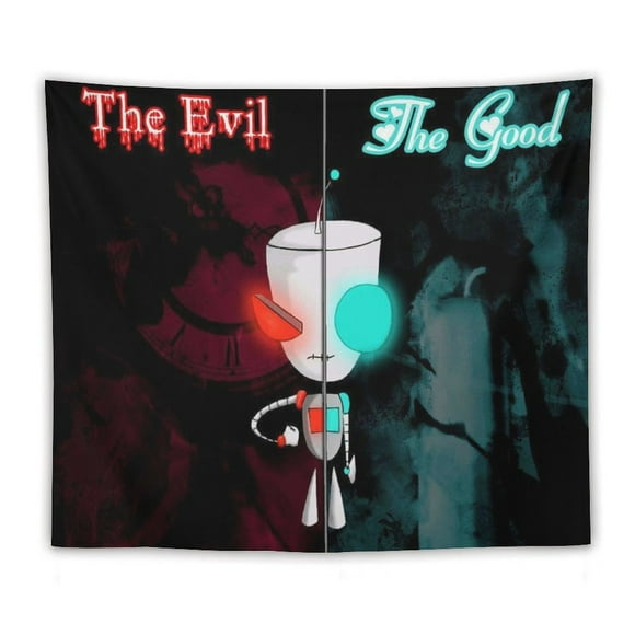 Tapestries Invader Zim Tapestry Wall Hanging For Living Room Bedroom Dorm Decoration Blanket Wall Art