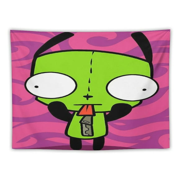 Tapestries Invader Zim Tapestry Wall Hanging For Living Room Bedroom Dorm Decoration Blanket Wall Art