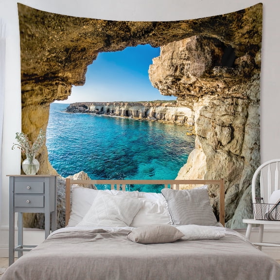 Tapestry 3D Landscape Art Tapestries Living Room Bedroom Wall Hanging Home Decor 59"x79"
