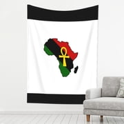 Tapestry Ankh African Colored Africa Tapestry Wall Hanging For Bedroom Living Room Dorm Decor 80x60 Inch