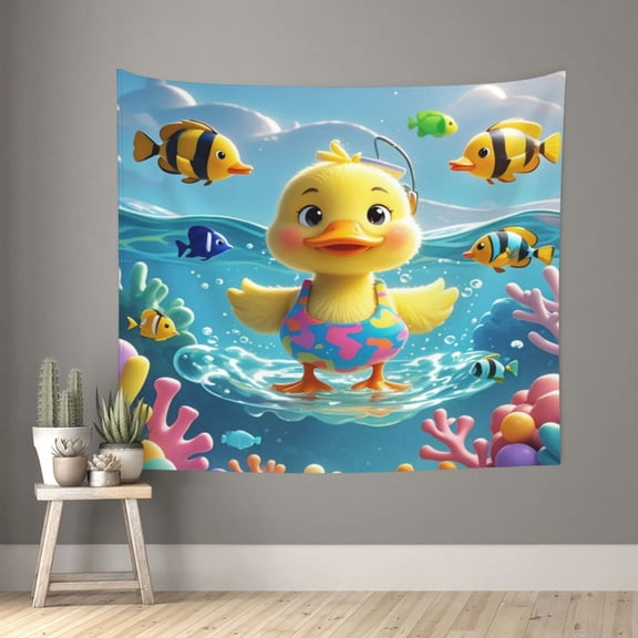 Tapestry Bikini Duck 2 Wall Anime Wall Art Tapestries Picnic Sheet Wall Decor Wall Art Bedroom Decor
