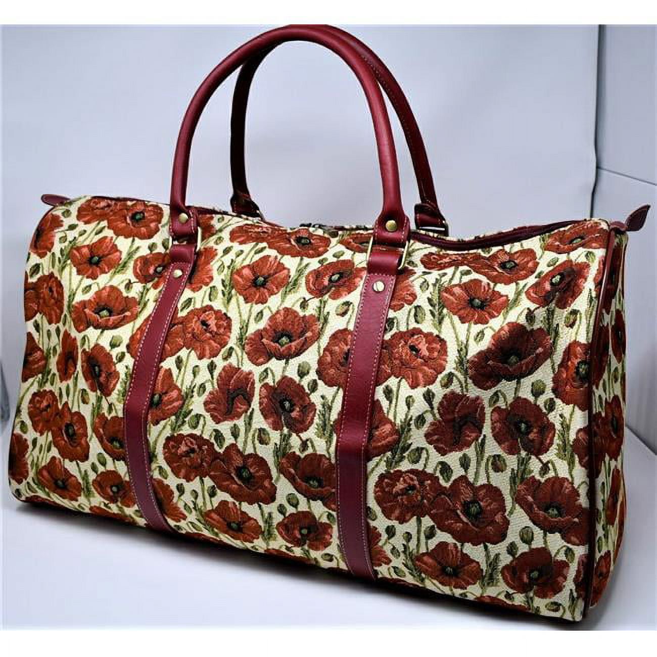 Tapestry Duffle Bag Poppy