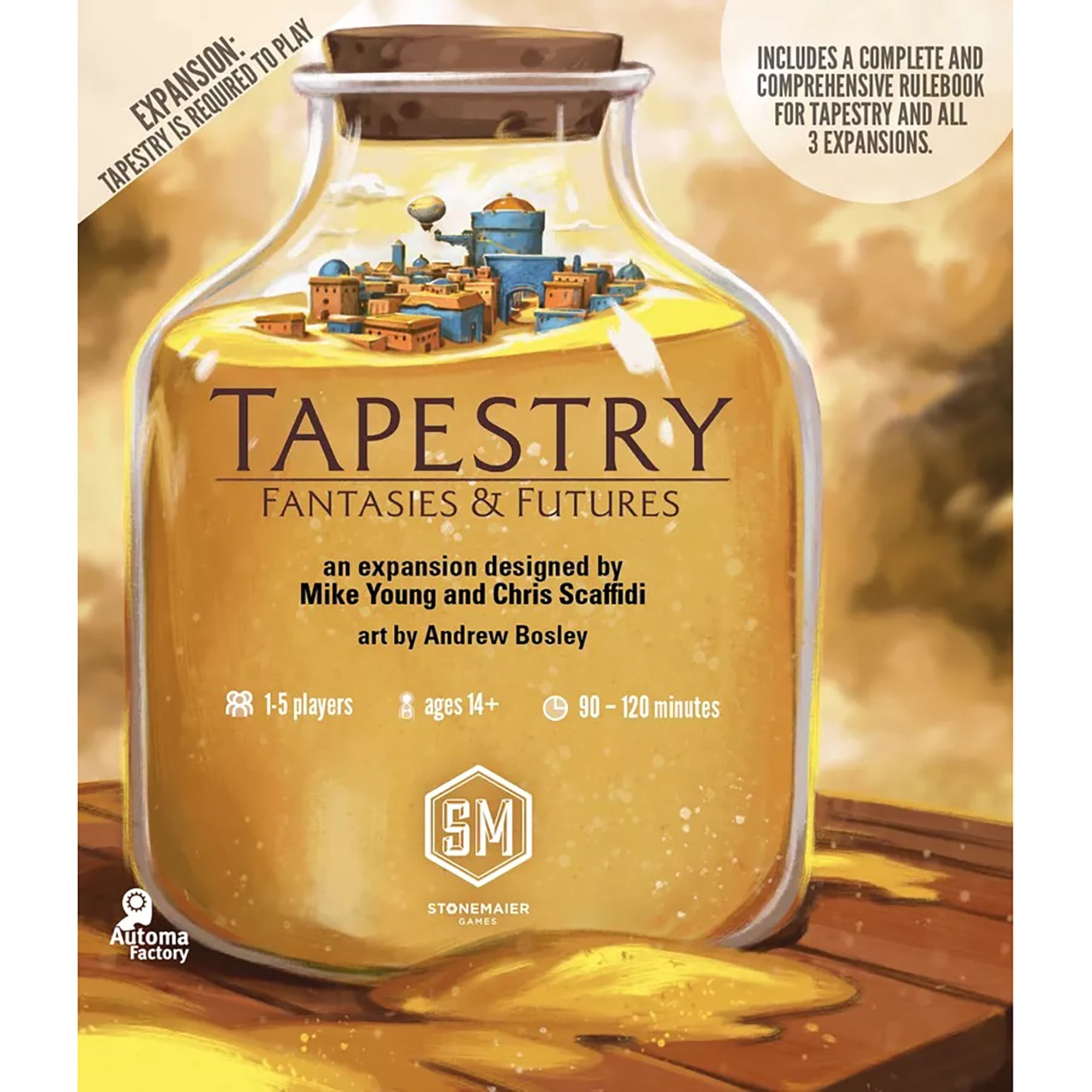 Stonemaier Games Tapestry: Plans & Ploys Expansion - Strategy Board Game For 1-5 Players