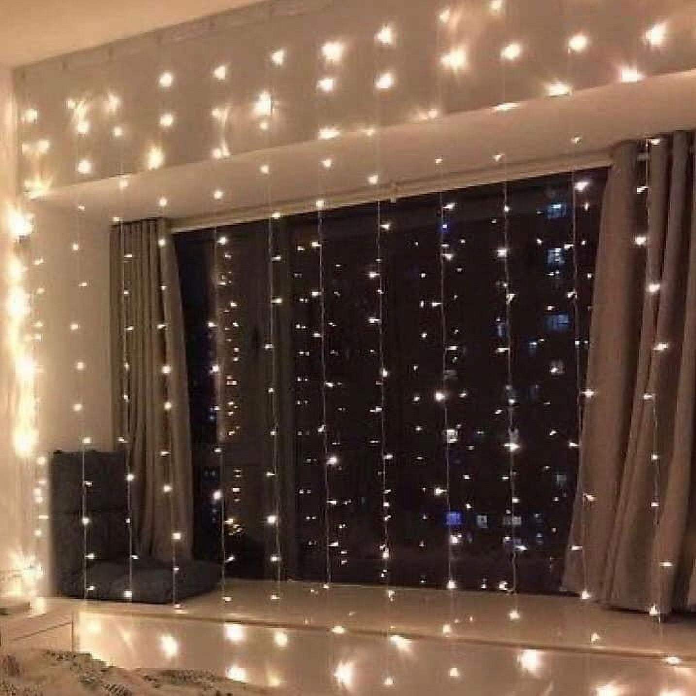 Room with tapestry and on sale led lights