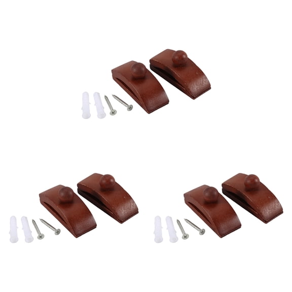 Tapestry Hangers,Quilt Hangers for Wall Hangings,Blanket Hanger Clamps,Carpet Rug Display, Wooden Wall Clips 6pack