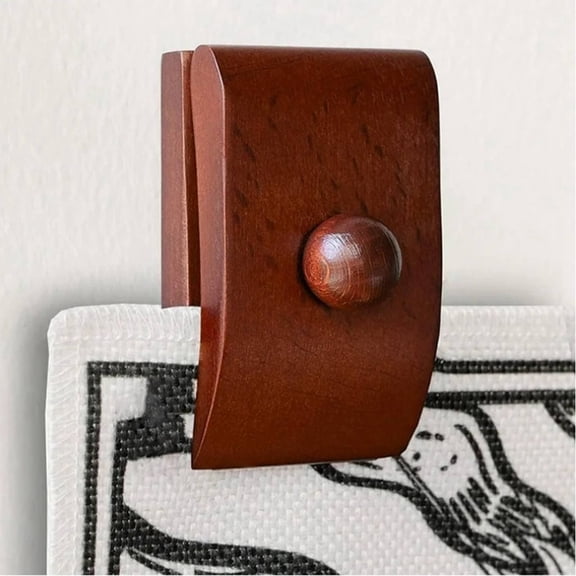 Tapestry Hangers, Wooden Quilt Clips, Quilt Hanger for Wall for Display, Wooden Quilt Wall Hangers, s Small Hanger Clips, Blanket Hanger Clamps, Brown 3.14 in ch — LAILLSH 2026 New Arrivals