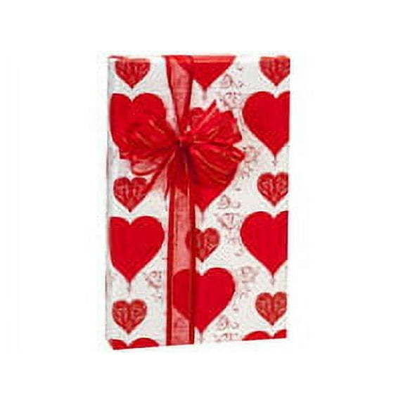 Tapestry Heart Birthday / Special Occasion Gift Wrap Wrapping Paper-16ft