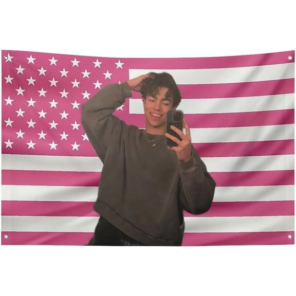 Tapestry Malachi Funny American Flag for College Dorm, Bedroom, Living Room, Decor Barton Flag Poster Blanket Gift Item