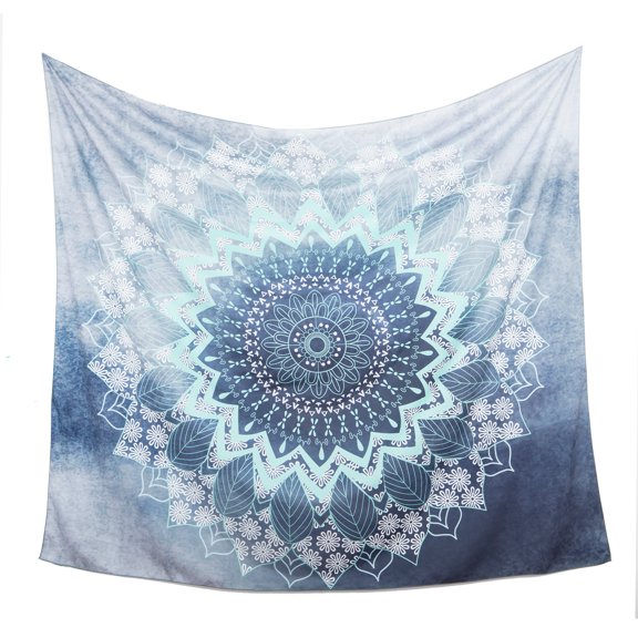 Tapestry Mandala Bohemian Tapestries Wall Hanging Flower Tapestry Dorm Decor for Living Room Bedroom (71 x 91 Inch)