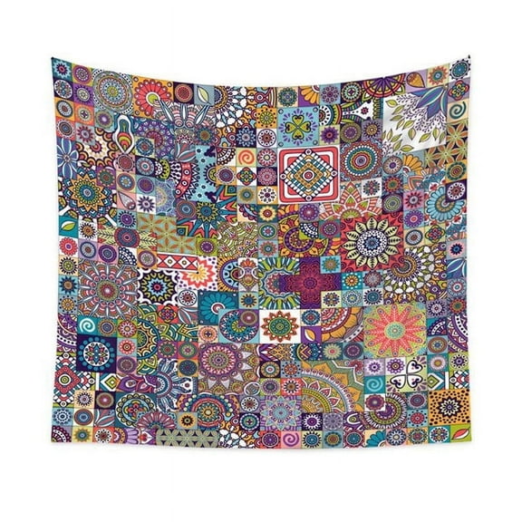 Tapestry Multicolor Bohemia Mandala Tapestries Living Room Bedroom Wall Hanging Home Background Decor 71"x90"