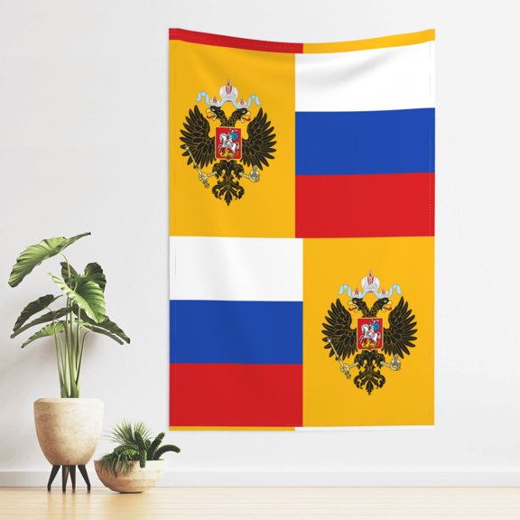 Tapestry New Russian Flag Tapestries For Bedroom Living Room Dorm Party Wall Decor (40" X 60")