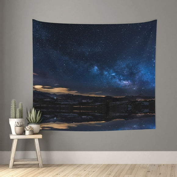 Tapestry Night Light Painting Backdrop Tapestry Wall Haning For Bedroom Decor 60 X 51 In