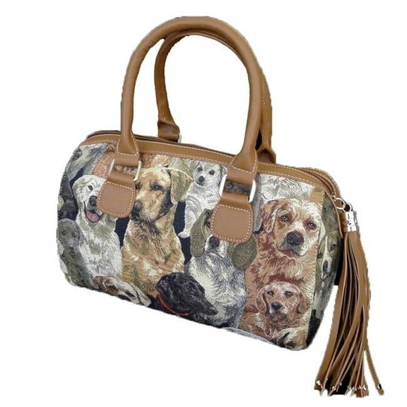 Tapestry Purse with Tassel - Dog