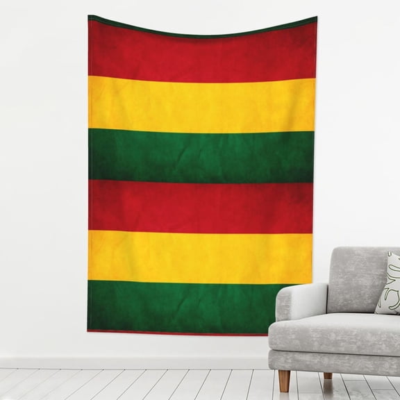 Tapestry Retro Reggae-Rastafarian Flag Tapestry Wall Hanging For Bedroom Living Room Dorm Decor 80x60 Inch