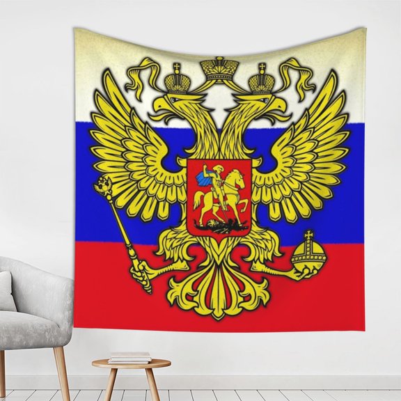 Tapestry Retro Russian Flag Tapestries For Bedroom Living Room Dorm Home Decor 59 X 59 Inches