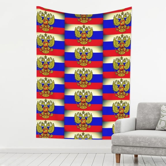 Tapestry Retro Russian Flag Tapestry Wall Hanging For Bedroom Living Room Dorm Decor 80x60 Inch