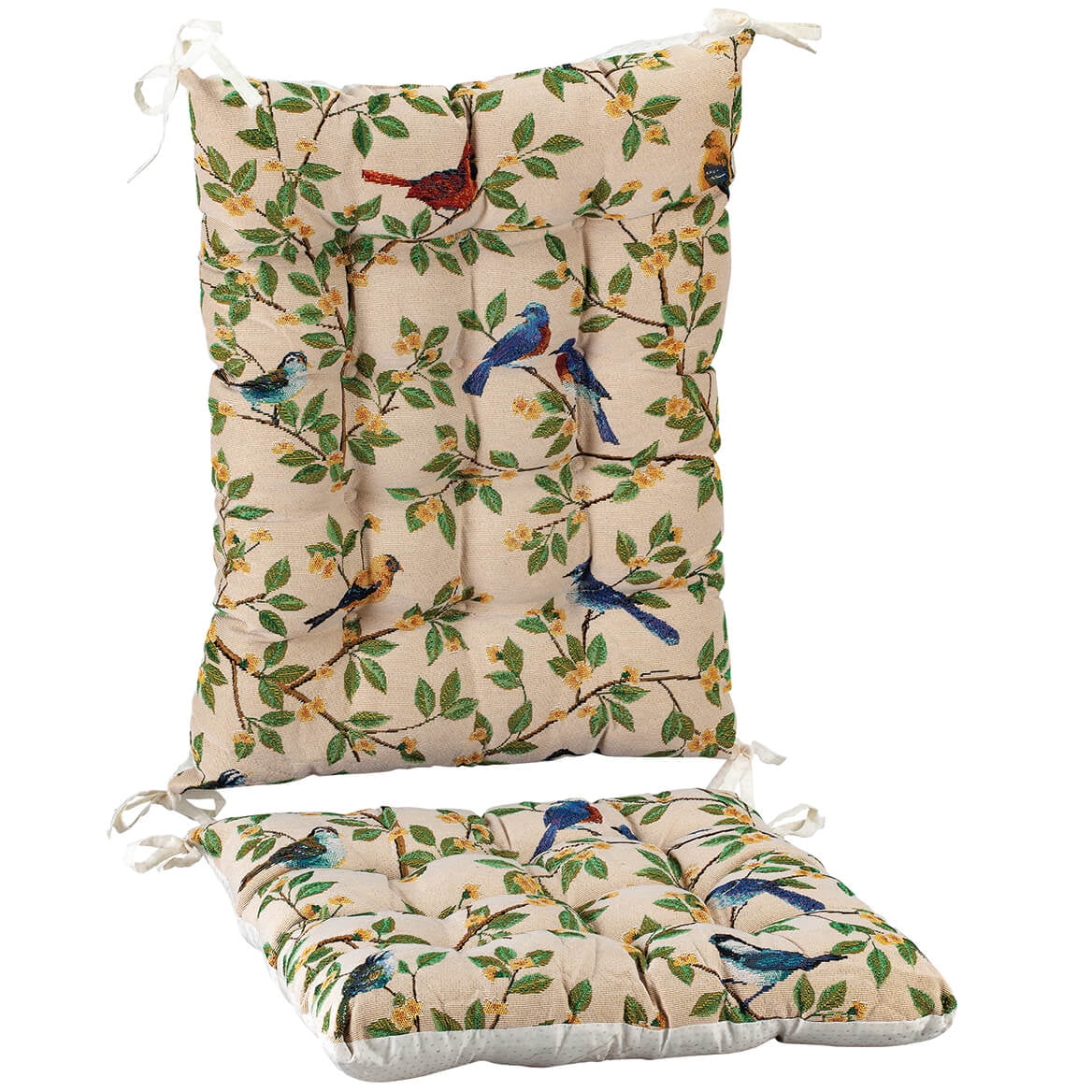 Bella Rose Floral Rocker Chair Cushion Set