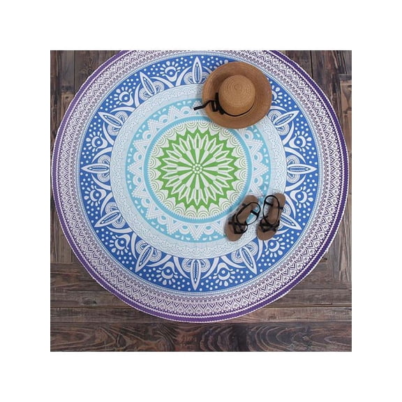 Tapestry Round Mandala Beach Mat Towel Throw Hippie Blanket Indian Picnic Boho