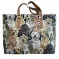 thumbnail image 1 of Tapestry Shoulder Purse with Zipper - Dog, 1 of 1