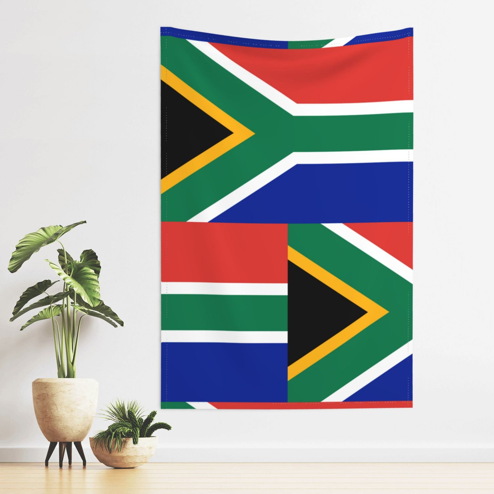 Namibia Gemsbok Tapestry Flag Design with African Patterns TS04