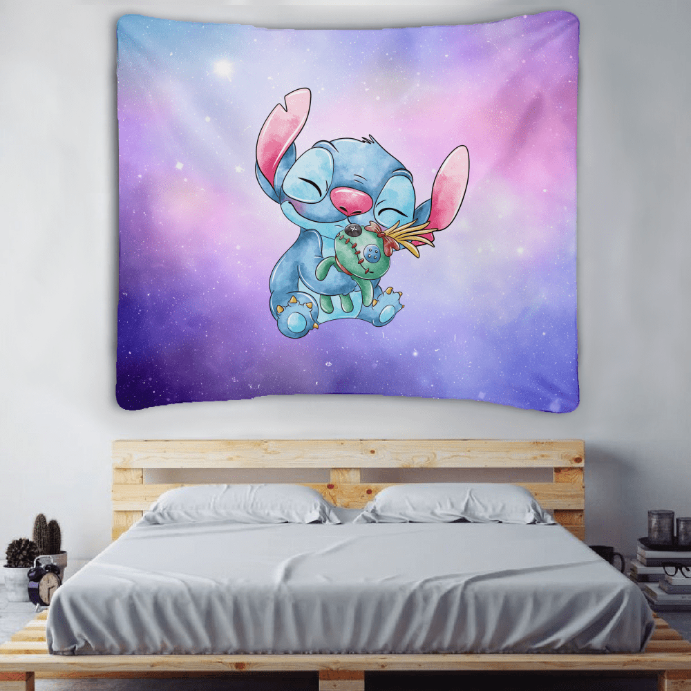 Angel Stitch In Love !! Tapestry by Gaming-Fashion