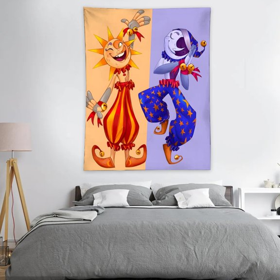 Tapestry Sundrop FNAF - Poster Decoration Wall Art Background Large Bedroom Hanging Birthday Party Decoration 30x40in