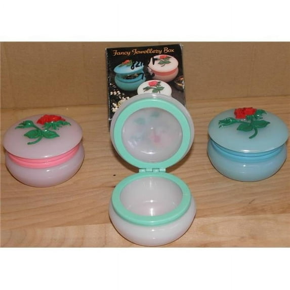 Tapestry Trading 821NF Jewelry Circle Box with Rose - 2 Dozen