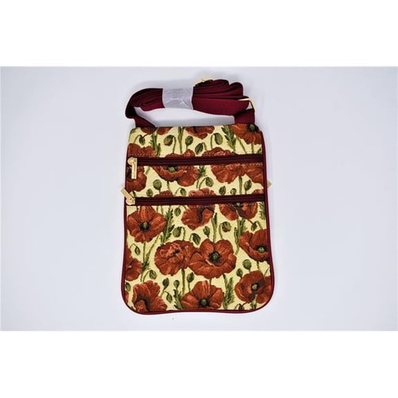 Tapestry Vertical Body Bag - Poppy