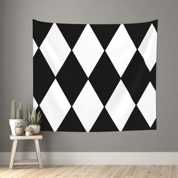 Tapestry Wall Hanging 51x60inch Harlequin Pattern Tapestry Home Wall Decor Room Bedroom Dorm Decor