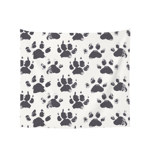 Tapestry Wall Hanging Abstract Paws Prints Tapestries Home Decor for Bedroom Aesthetic 60 X40 IN