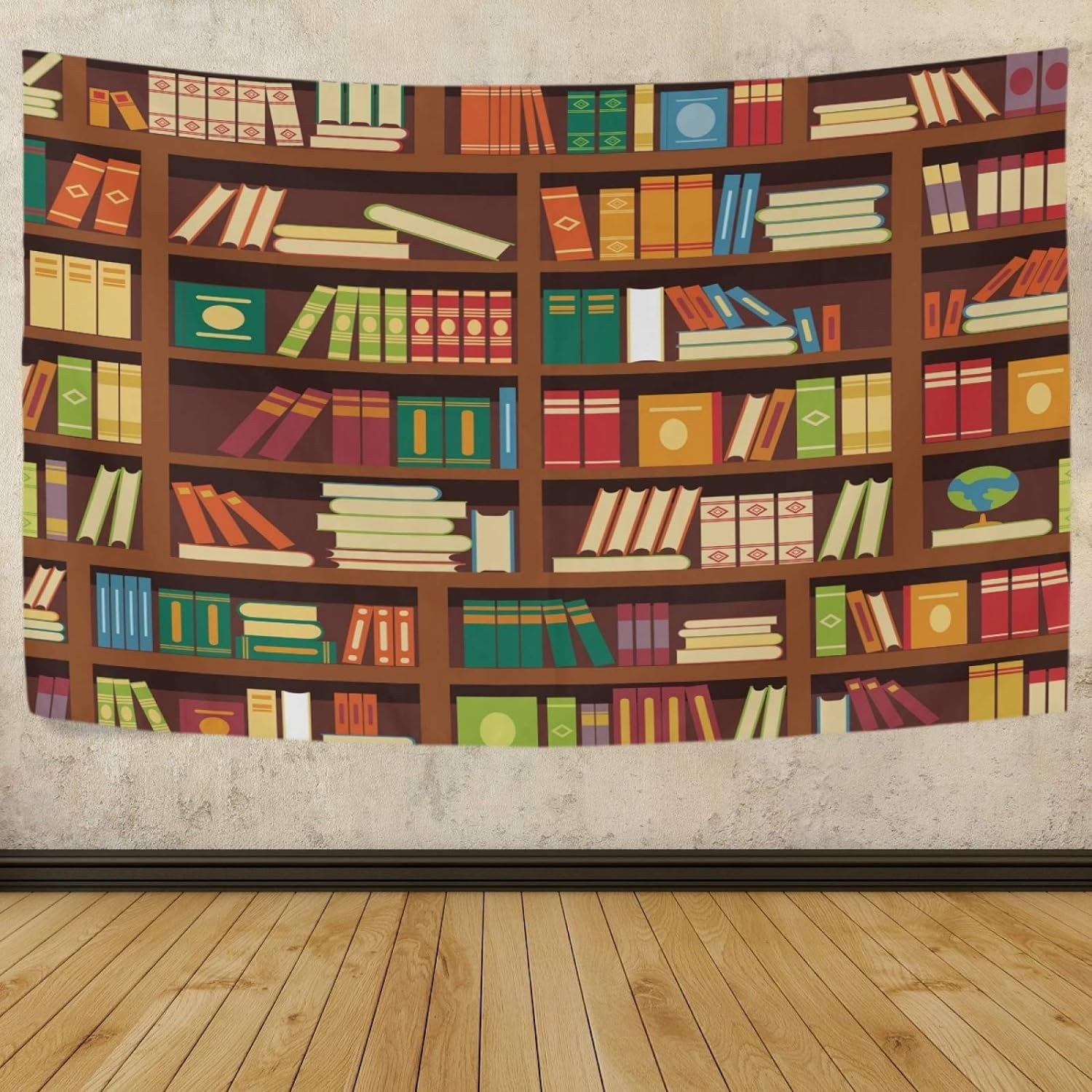 Tapestry Wall Hanging Bookcase Library Tapestry Polyester Tapestry