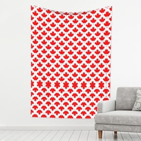 Tapestry Wall Hanging Canada Maple Leaf Pattern Decoration Tapestry For Bedroom Living Room Backdrop 80 X 60 Inch