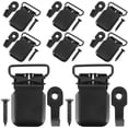 thumbnail image 1 of Tapestry Wall Hanging Clamps 8 Pack Metal Clips for Hanging Textiles, Rugs, Carpet Wall Display Easy Install Modern Decorative, 1 of 7